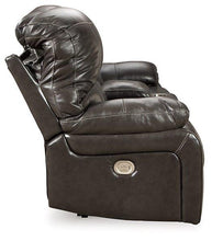 Load image into Gallery viewer, Hallstrung Power Reclining Loveseat with Console
