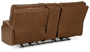 Francesca Power Reclining Loveseat with Console - Ego Home Furniture