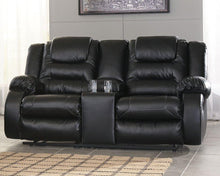 Load image into Gallery viewer, Vacherie Reclining Loveseat with Console
