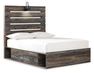 Drystan Bed with 4 Storage Drawers - Ego Home Furniture