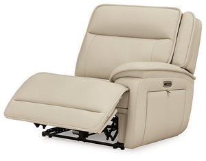 Double Deal Power Reclining Loveseat Sectional with Console - Ego Home Furniture