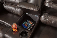 Load image into Gallery viewer, Vacherie Reclining Loveseat with Console
