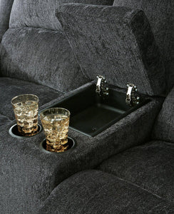 Draycoll Reclining Loveseat with Console - Ego Home Furniture
