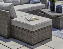 Load image into Gallery viewer, Petal Road Outdoor Loveseat Sectional/Ottoman/Table Set (Set of 4)
