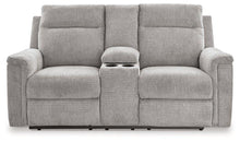 Load image into Gallery viewer, Barnsana Power Reclining Loveseat with Console - Ego Home Furniture
