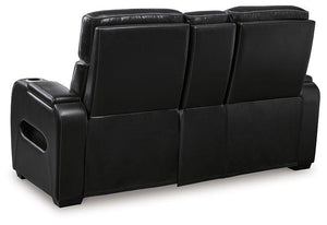 Boyington Power Reclining Loveseat with Console - Ego Home Furniture