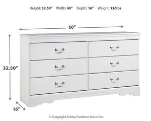 Anarasia Dresser and Mirror - Ego Home Furniture