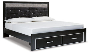 Kaydell Upholstered Panel Storage Bed - Ego Home Furniture