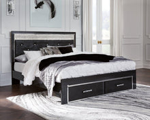 Load image into Gallery viewer, Kaydell Upholstered Panel Storage Bed
