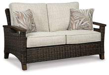 Load image into Gallery viewer, Paradise Trail Outdoor Loveseat, Lounge Chairs and Fire Pit Table - Ego Home Furniture
