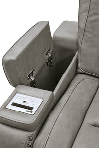 The Man-Den Power Reclining Loveseat with Console - Ego Home Furniture