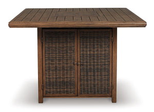 Paradise Trail Outdoor Counter Height Dining Table with 4 Barstools - Ego Home Furniture