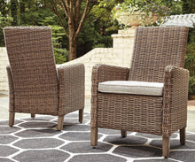 Load image into Gallery viewer, Beachcroft Outdoor Arm Chair with Cushion (Set of 2) - Ego Home Furniture
