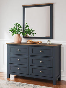 Landocken Dresser and Mirror - Ego Home Furniture