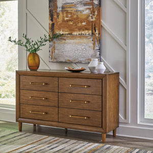 Lyncott Dresser and Mirror - Ego Home Furniture