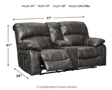 Load image into Gallery viewer, Dunwell Power Reclining Loveseat with Console
