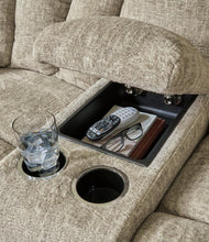 Load image into Gallery viewer, Hindmarsh Power Reclining Loveseat with Console - Ego Home Furniture
