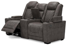 Load image into Gallery viewer, HyllMont Power Reclining Loveseat with Console
