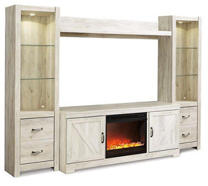 Bellaby 4-Piece Entertainment Center with Fireplace - Ego Home Furniture
