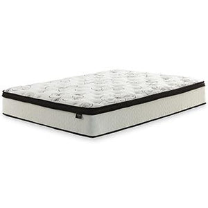 Chime 12 Inch Hybrid 2-Piece Mattress Set with Better Than A Boxspring - Ego Home Furniture