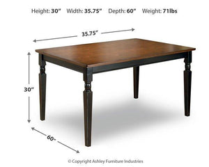 Owingsville Dining Table - Ego Home Furniture