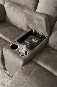 Laresview Reclining Loveseat with Console - Ego Home Furniture