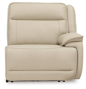 Double Deal Power Reclining Loveseat Sectional with Console - Ego Home Furniture