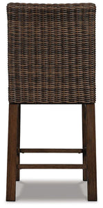 Paradise Trail Outdoor Counter Height Dining Table with 4 Barstools - Ego Home Furniture