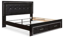 Load image into Gallery viewer, Kaydell Upholstered Bed with Storage
