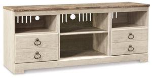 Willowton 4-Piece Entertainment Center with Electric Fireplace - Ego Home Furniture