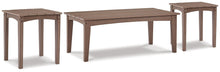 Load image into Gallery viewer, Emmeline Outdoor Occasional Table Set - Ego Home Furniture

