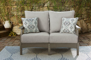 Visola Outdoor Sofa and Loveseat with Coffee Table - Ego Home Furniture