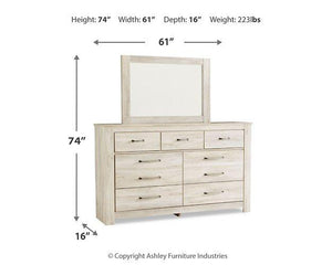 Bellaby Dresser and Mirror - Ego Home Furniture