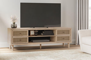 Cielden 72" TV Stand with Electric Fireplace - Ego Home Furniture
