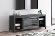 Load image into Gallery viewer, Cayberry Entertainment Center with Electric Fireplace

