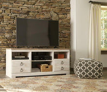 Load image into Gallery viewer, Willowton 4-Piece Entertainment Center with Electric Fireplace - Ego Home Furniture
