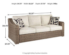 Load image into Gallery viewer, Beachcroft Sofa with Cushion
