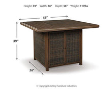 Load image into Gallery viewer, Paradise Trail Outdoor Counter Height Dining Table with 4 Barstools - Ego Home Furniture
