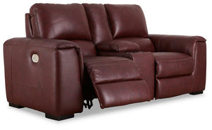 Alessandro Power Reclining Loveseat with Console - Ego Home Furniture
