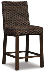 Paradise Trail Outdoor Counter Height Dining Table with 4 Barstools - Ego Home Furniture