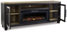 Load image into Gallery viewer, Foyland 83&quot; TV Stand with Electric Fireplace
