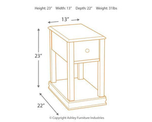 Breegin Chairside End Table