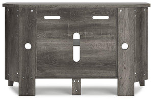 Arlenbry Corner TV Stand with Electric Fireplace - Ego Home Furniture