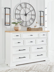 Ashbryn Dresser and Mirror - Ego Home Furniture