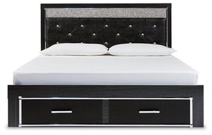 Kaydell Upholstered Panel Storage Bed - Ego Home Furniture