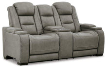 Load image into Gallery viewer, The Man-Den Power Reclining Loveseat with Console - Ego Home Furniture

