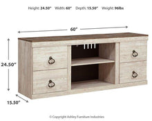 Load image into Gallery viewer, Willowton 3-Piece Entertainment Center with Electric Fireplace
