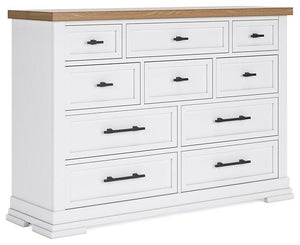 Ashbryn Dresser and Mirror - Ego Home Furniture