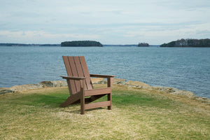 Emmeline 2 Adirondack Chairs with Tete-A-Tete Table Connector