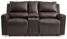 Load image into Gallery viewer, Boxmere Power Reclining Loveseat with Console image
